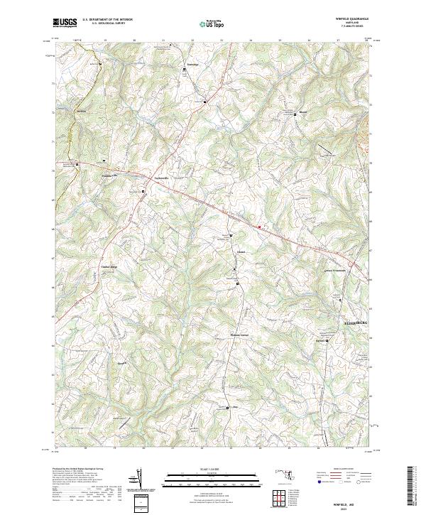 Winfield topographic map thumbnail