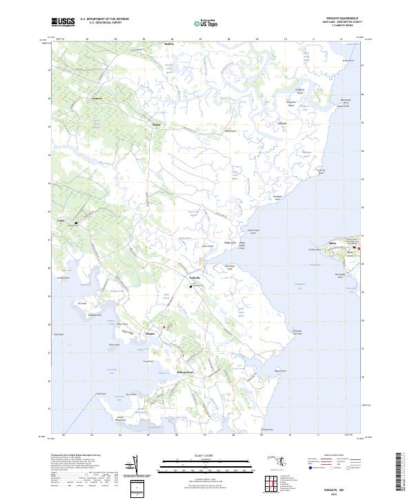 Wingate topographic map thumbnail