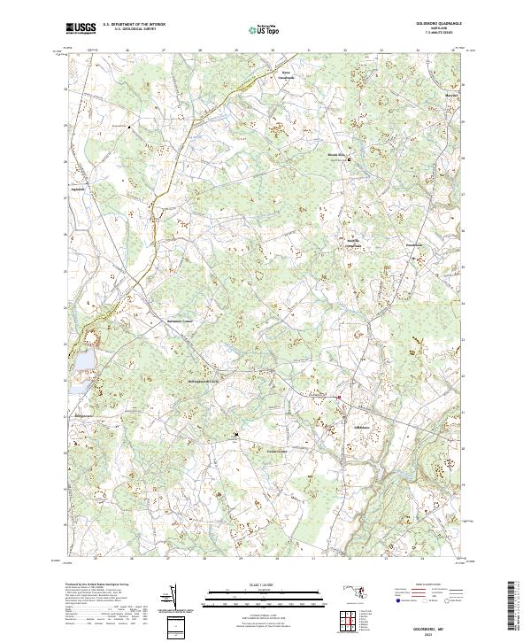 Goldsboro topographic map thumbnail