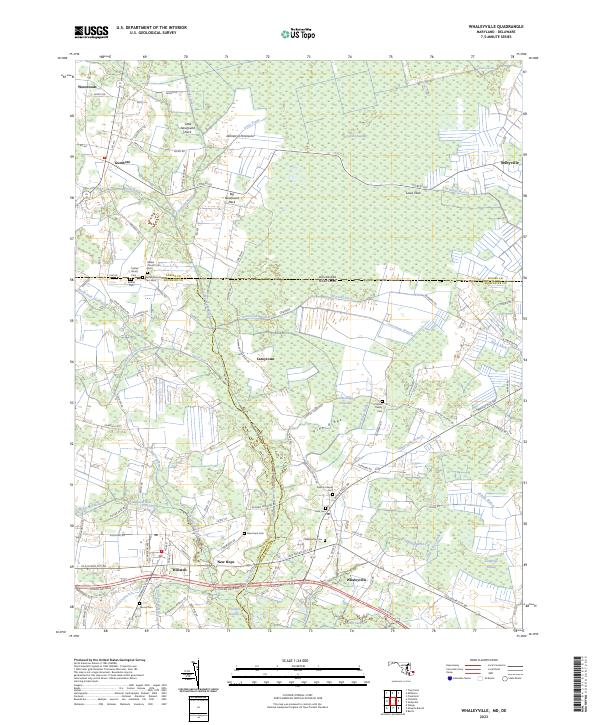 Whaleyville topographic map thumbnail