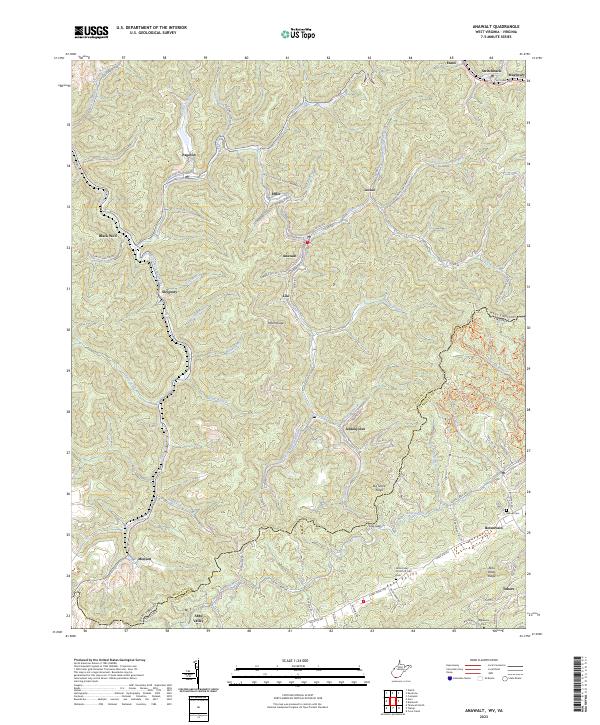 Anawalt topographic map thumbnail