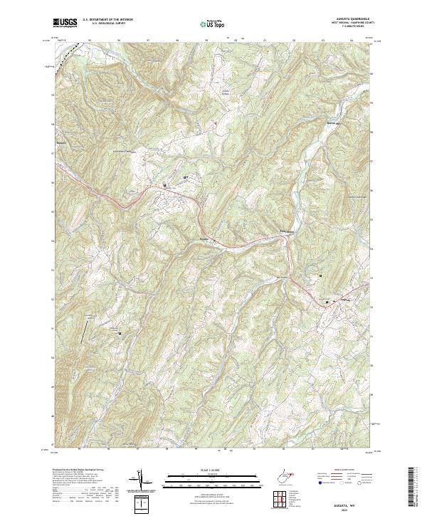 Augusta topographic map thumbnail