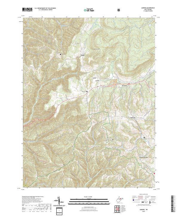 Aurora topographic map thumbnail