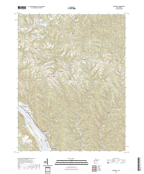 Bancroft topographic map thumbnail