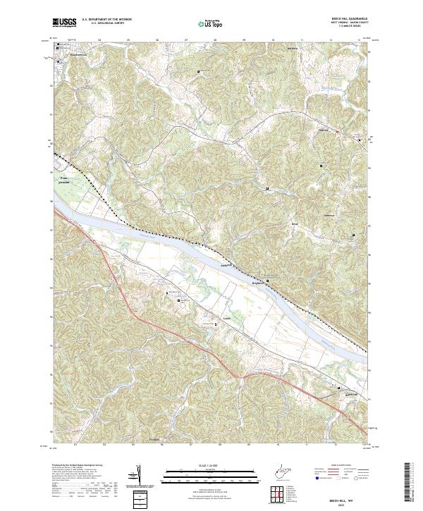 Beech Hill topographic map thumbnail