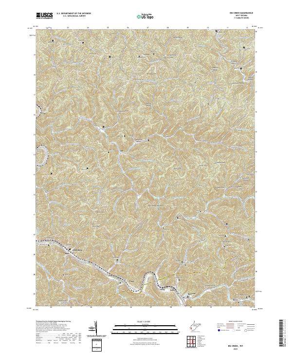Big Creek topographic map thumbnail