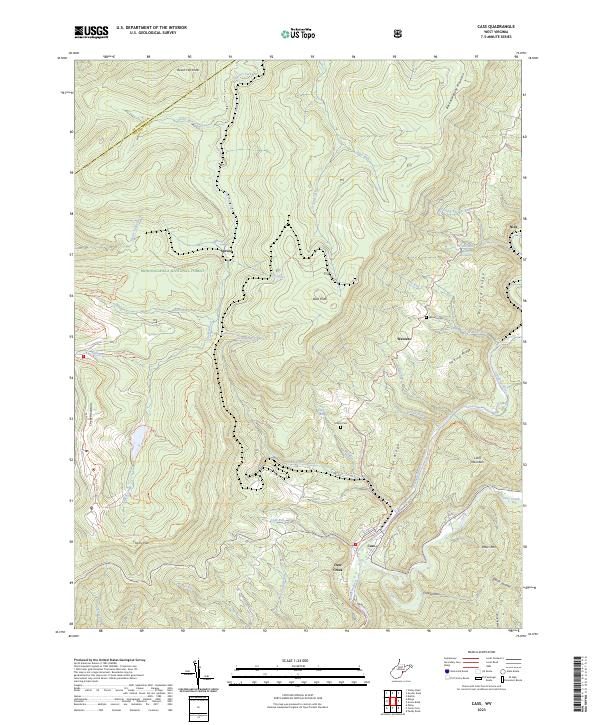 Cass topographic map thumbnail