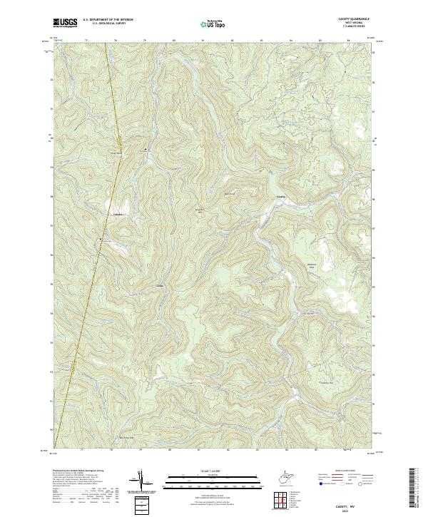 Cassity topographic map thumbnail