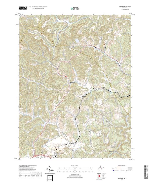 Century topographic map thumbnail