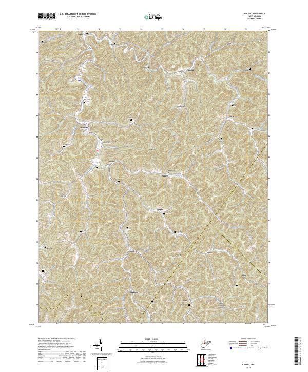 Chloe topographic map thumbnail