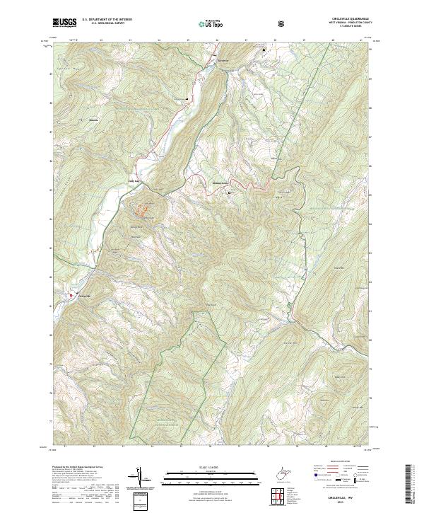 Circleville topographic map thumbnail