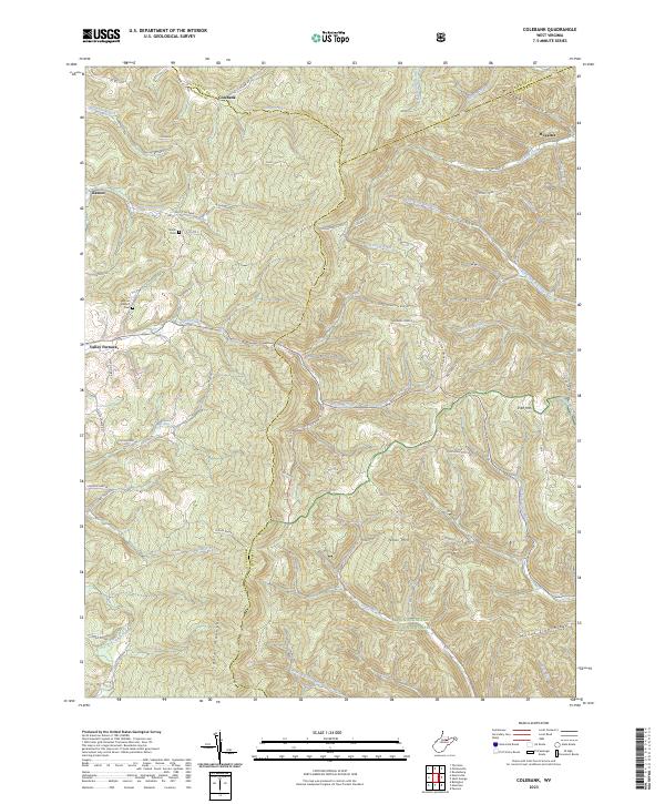 Colebank topographic map thumbnail