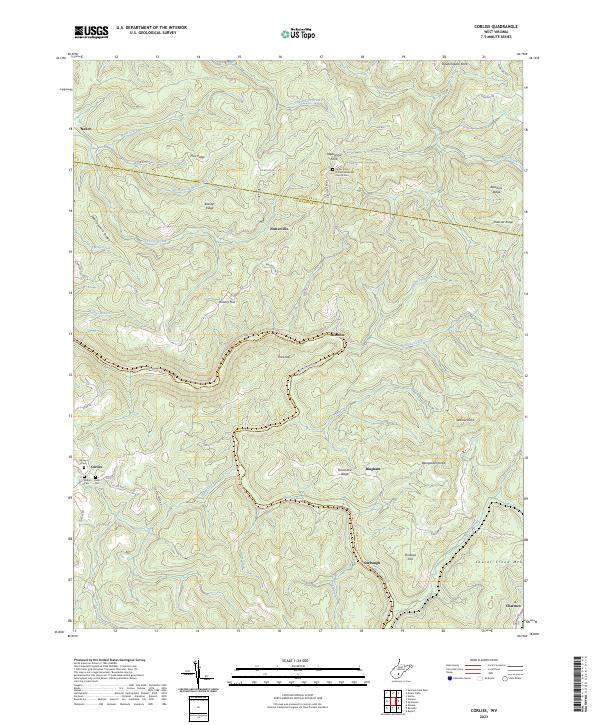 Corliss topographic map thumbnail
