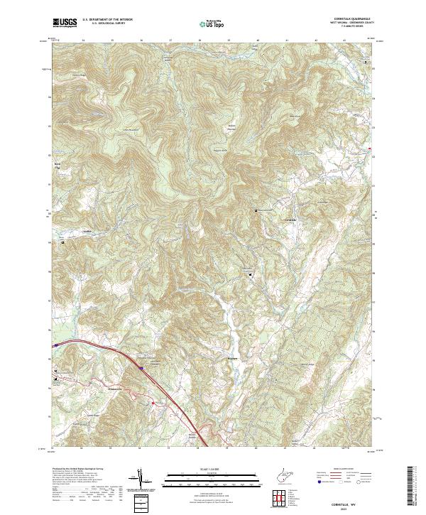 Cornstalk topographic map thumbnail