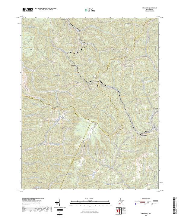 Crumpler topographic map thumbnail