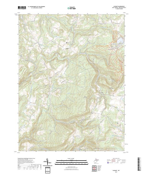 Cuzzart topographic map thumbnail