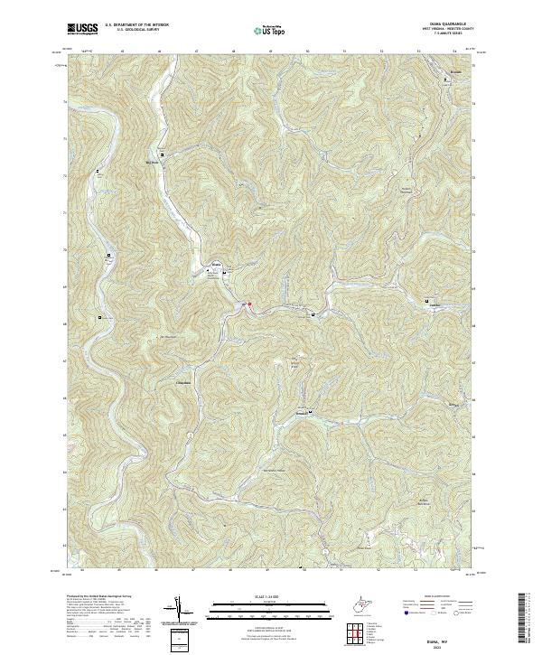 Diana topographic map thumbnail
