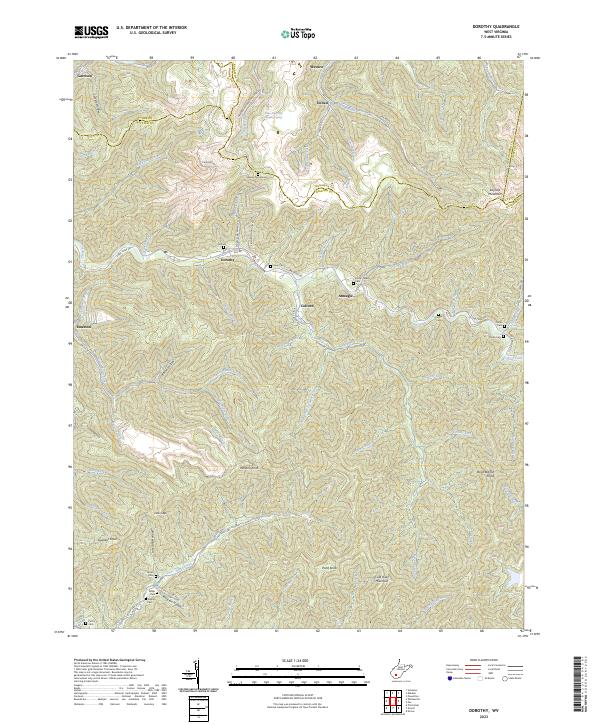 Dorothy topographic map thumbnail