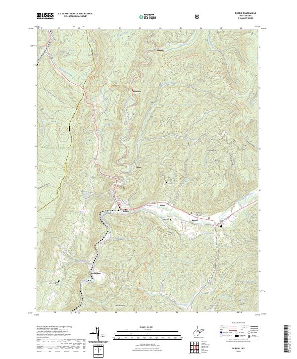 Durbin topographic map thumbnail
