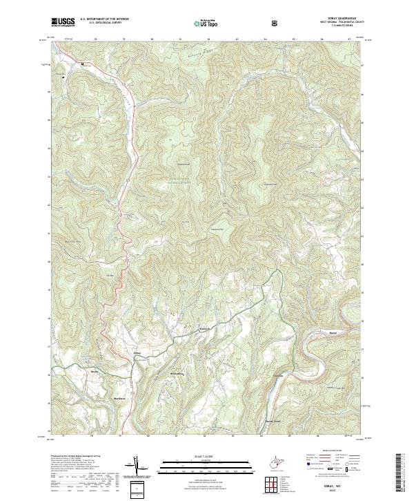 Edray topographic map thumbnail