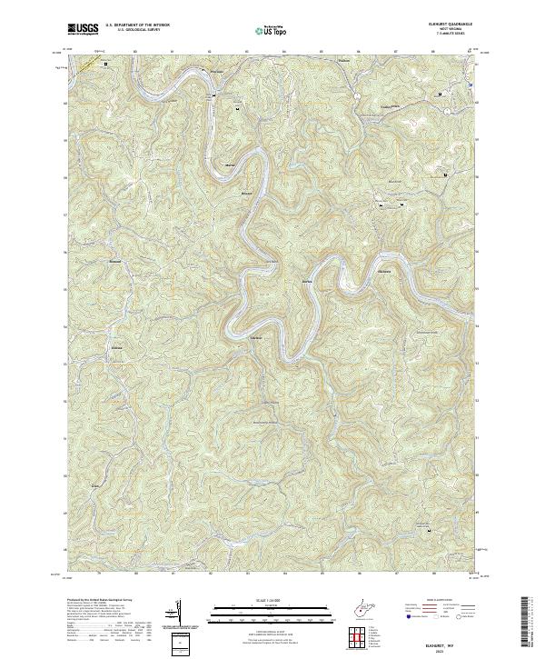 Elkhurst topographic map thumbnail