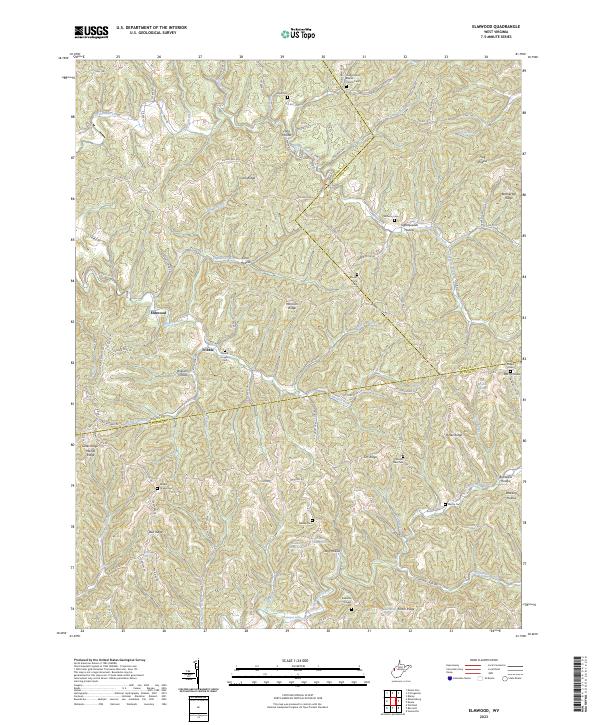 Elmwood topographic map thumbnail