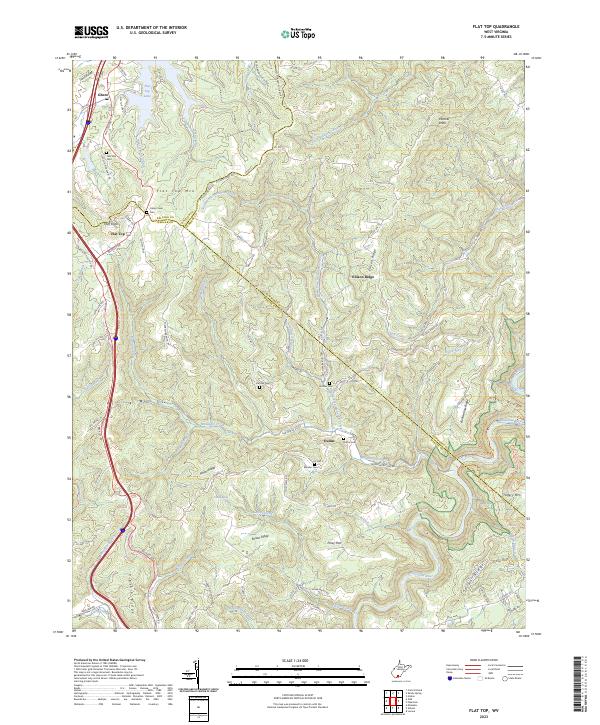 Flat Top topographic map thumbnail