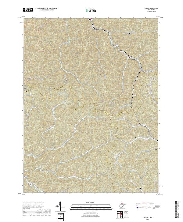 Folsom topographic map thumbnail