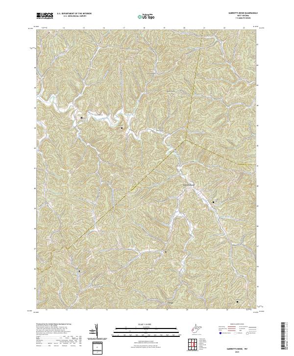 Garretts Bend topographic map thumbnail