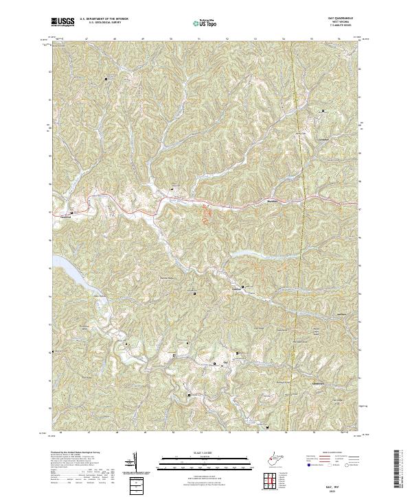 Gay topographic map thumbnail