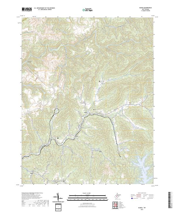 Gilboa topographic map thumbnail