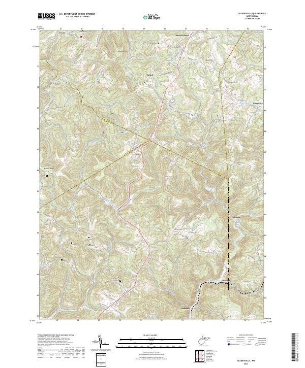 Gladesville topographic map thumbnail