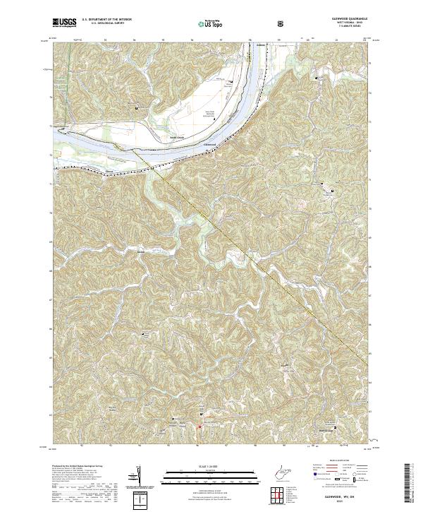 Glenwood topographic map thumbnail