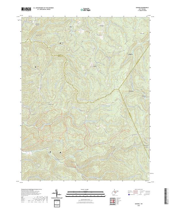 Goshen topographic map thumbnail