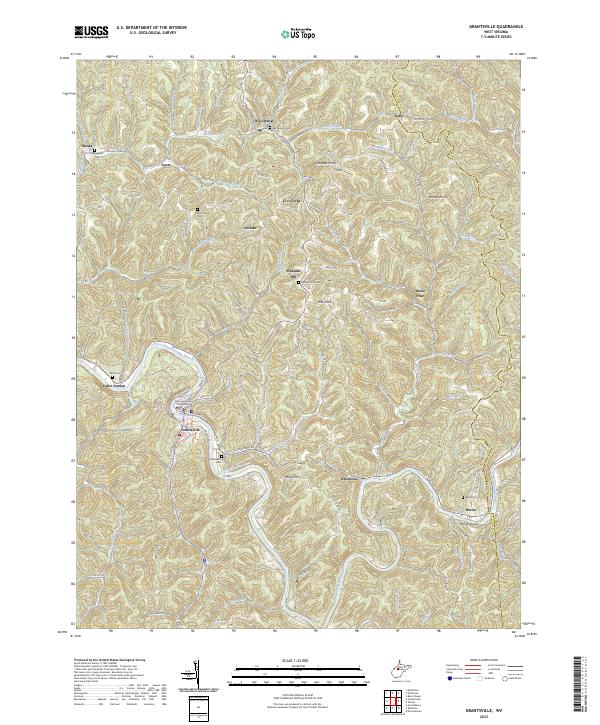 Grantsville topographic map thumbnail