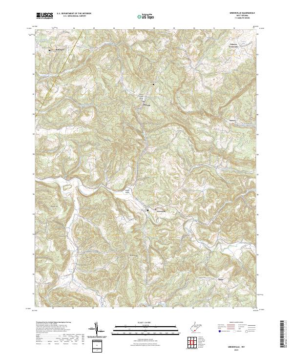 Greenville topographic map thumbnail