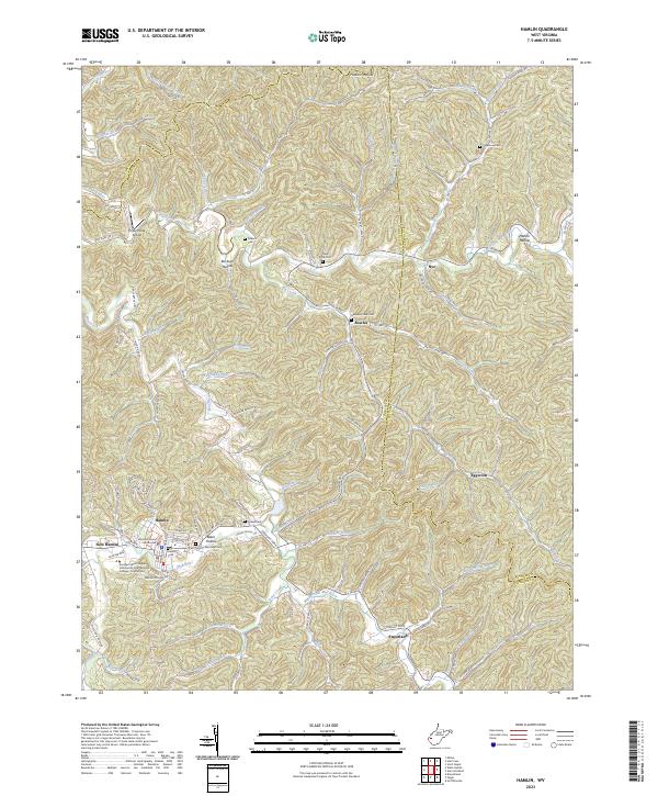 Hamlin topographic map thumbnail