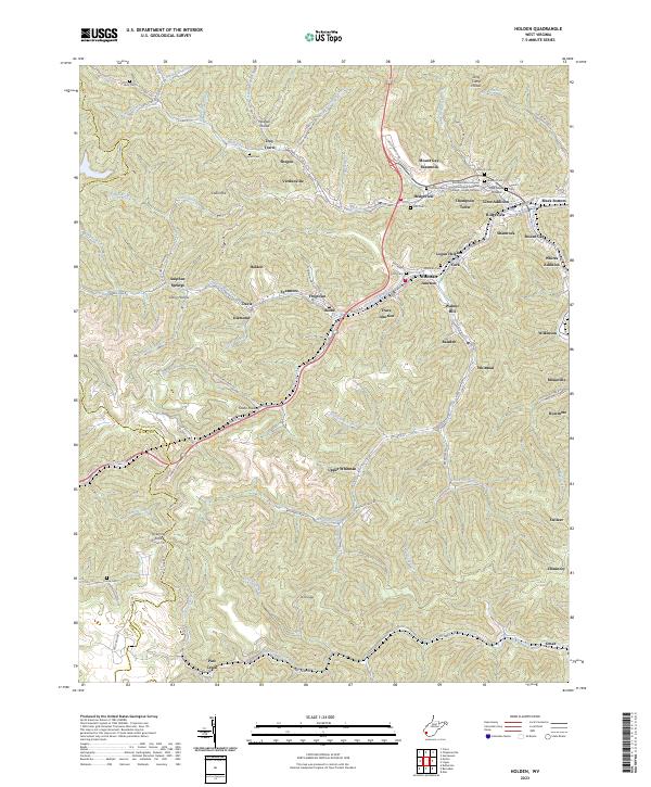 Holden topographic map thumbnail