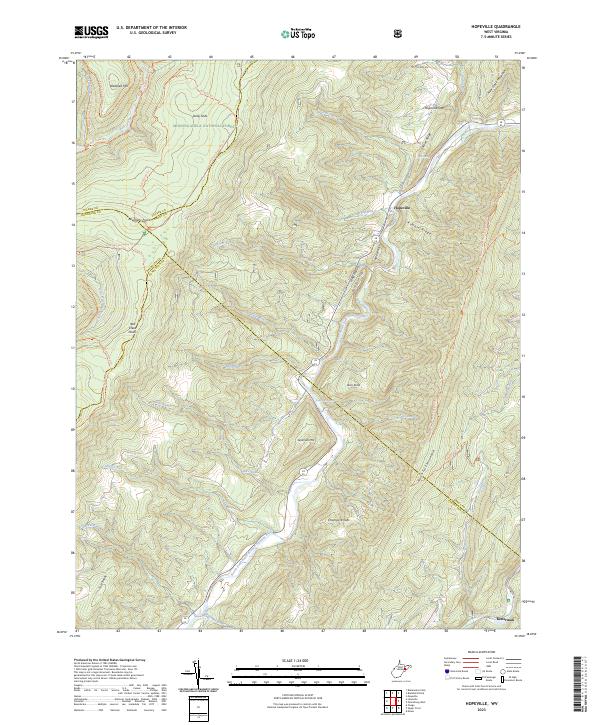 Hopeville topographic map thumbnail