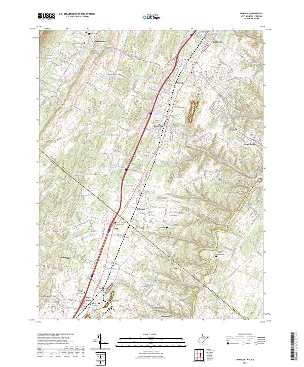 Inwood topographic map thumbnail