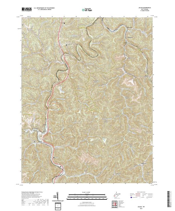 Julian topographic map thumbnail
