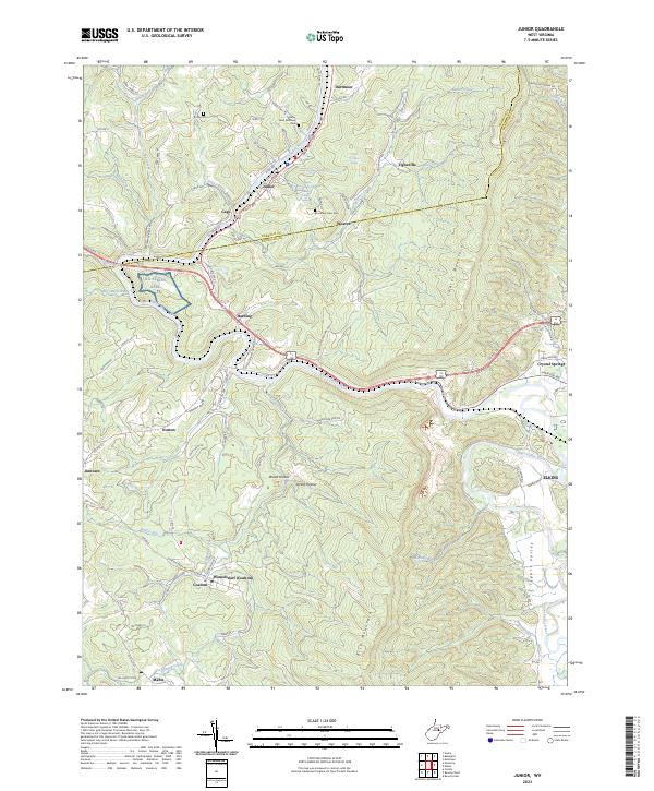 Junior topographic map thumbnail