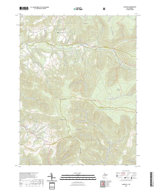 Laneville topographic map thumbnail