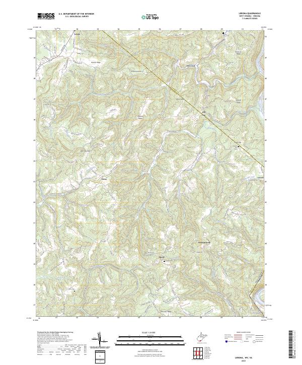 Lerona topographic map thumbnail