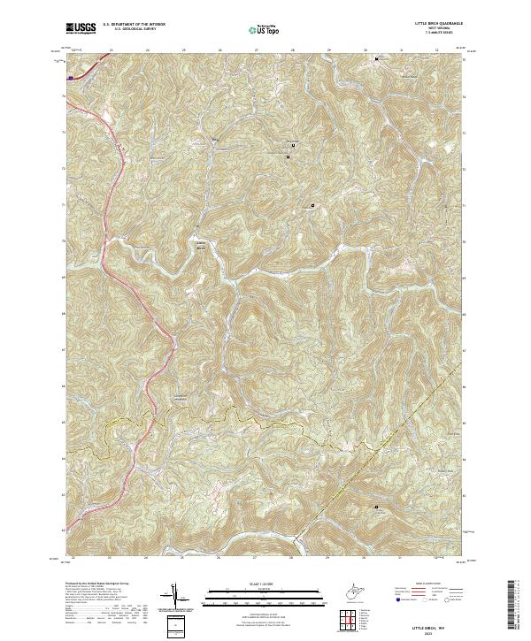 Little Birch topographic map thumbnail