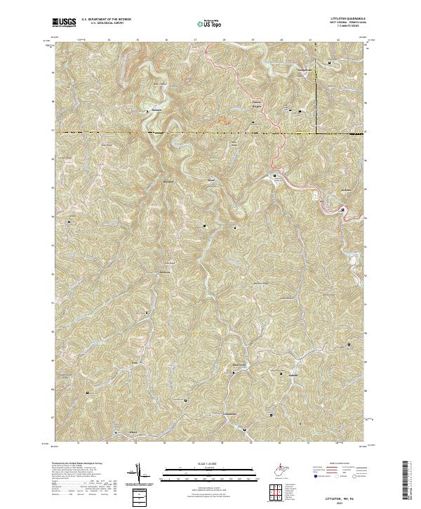 Littleton topographic map thumbnail