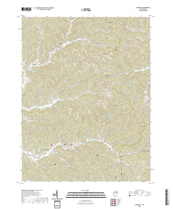 Liverpool topographic map thumbnail