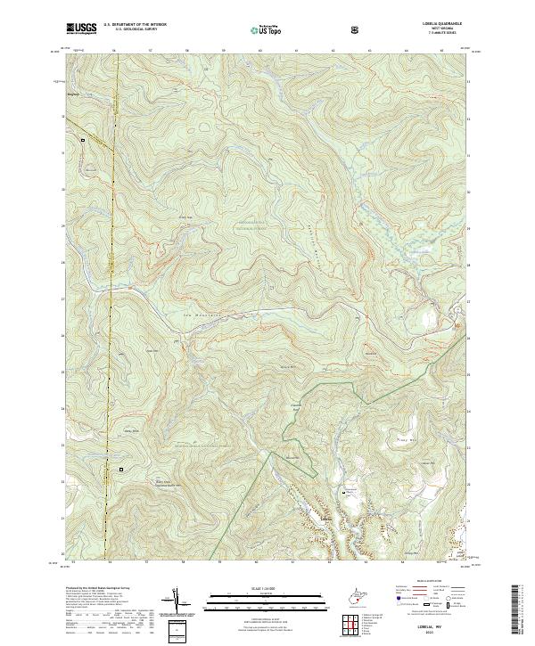 Lobelia topographic map thumbnail