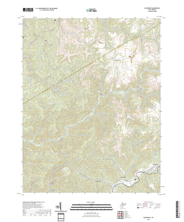 Lockwood topographic map thumbnail