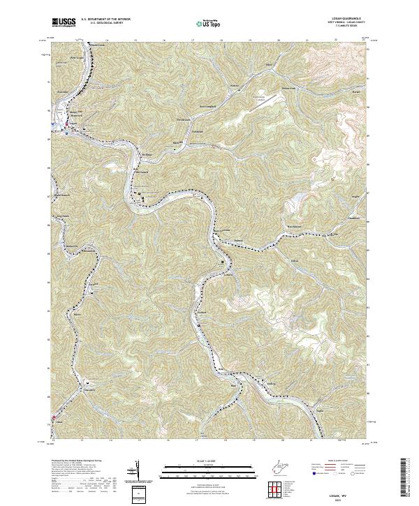 Logan topographic map thumbnail